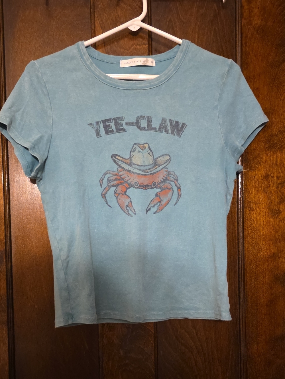 Kids Yee-Claw Graphic Tee - Light Blue